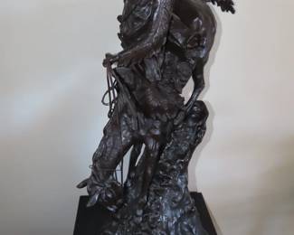 Frederic Remington bronze. "The Mountain Man".