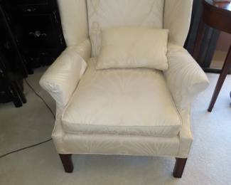 Wing back chair.