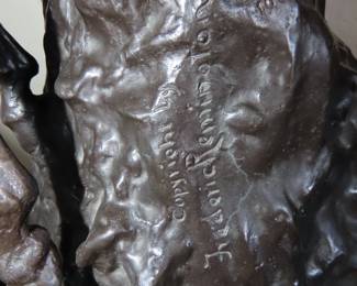 Frederic Remington bronze. "The Mountain Man".