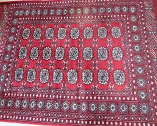 6ft x 4ft hand wove rug.