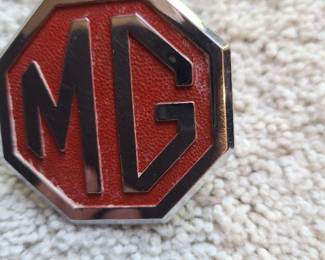 Vintage MG grill badge