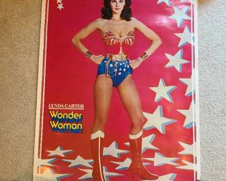 1977 Lynda Carter as Wonder Woman poster 35 x 23