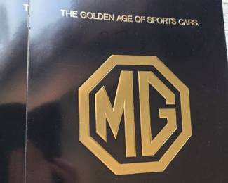 Twelve MG The Golden Age of Sports Cars dealer brochures
