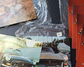 Dealer brochures 1972 MG Midget, 1972 MGB and MGB/GT, 1974 Austin