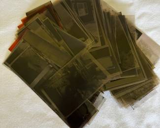 Negatives of various WWII photos