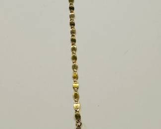 14 karat yellow gold permanent jewelry .9 grams