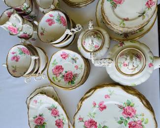 Berkely Rose Royal Stafford Bone China set