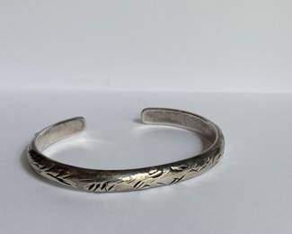 Sterling silver cuff