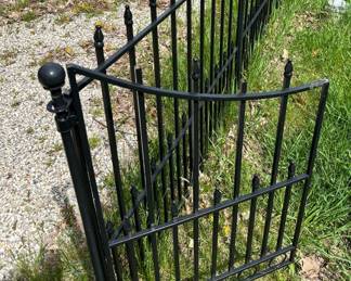 Grand Teton Metal Fencing : 18 sections 4’ each, 20 posts, 4’ gate
