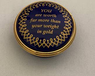 Halcyon Days England enamel pill box