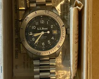 LL Bean watch in original box