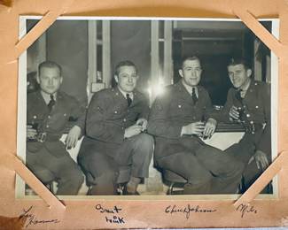 Camp Davis (Raleigh-Durham) NC; August -December 5, 1941; San Francisco January-February 1942; Cow Palace/commercial photos; inducted May 28, 1941 in Rockford, Ill