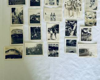 Hawaii Terr 1943-1944: road photos, beach photos, buddy photos, Honolulu street photos