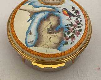Halcyon Days England enamel pill box