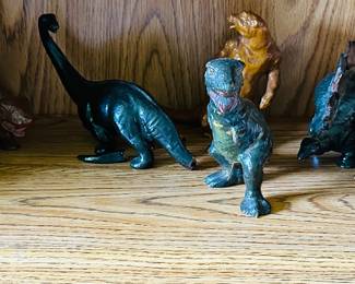Vintage dinosaur collection