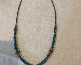 Sterling and turquoise necklace