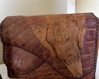 Hand crafted alligator purse collection