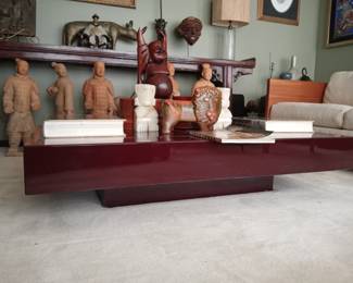Showing Coffee Table's low height 