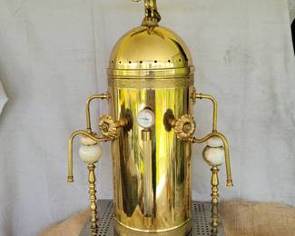 Beautiful Brass Expresso Machine (Not Operational, For Decorative Purposes Only)