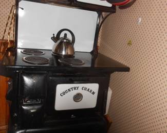 Electric reproduction stove