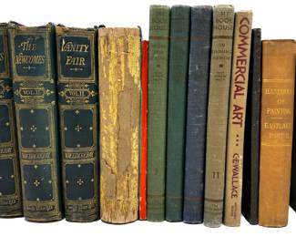 Vintage Books: 1869 WM Thackeray Set, 1923 New York Walk Book & More
Lot #: 73