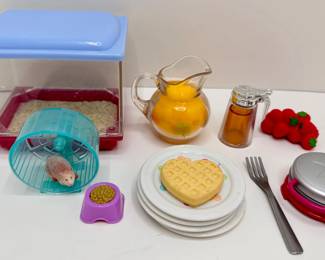 American Girl Doll Class Pet Hamster Set & Waffle Breakfast Set
Lot #: 20