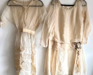2 Antique Dresses, 1 With Rhinestone Details
Lot #: 43