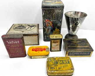 Vintage Food & Apothocary Tins
Lot #: 79