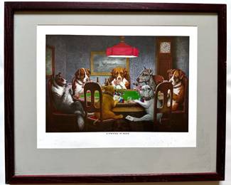 Cassius Marcellus Coolidge Poker Print, A Friend In Need. 1903
Lot #: 114