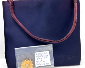 Vintage Coblenz Handbag & New With Tags Bag With Chrome Handle
Lot #: 50