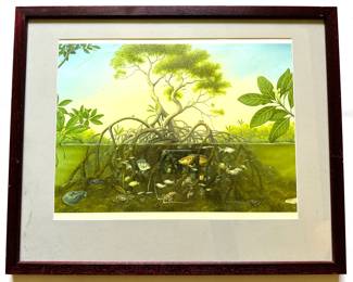R. Farrell, Mangrove Habitat, Print From American Museum Of Natural History
Lot #: 60