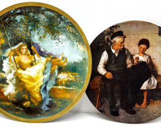 1977 Runci Classics Limited Edition Plate & Norman Rockwell Knowlws 1979 Plate
Lot #: 62