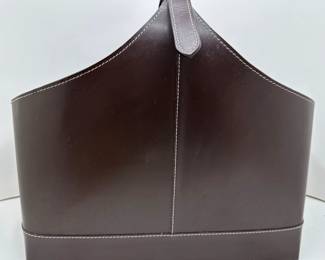 Crate & Barrel Leather Magazine Tote
Lot #: 68