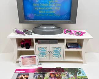 American Girl Doll TV Set With Accessories On Media Console
Lot #: 12