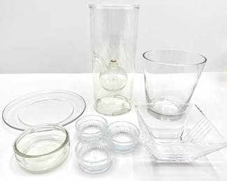 Wolfhard Classic Oil Lamp & Other Small Glass Bowls & Plate
Lot #: 34