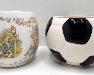 Beatrix Potter Bowl & Ceramic Bowl
Lot #: 140