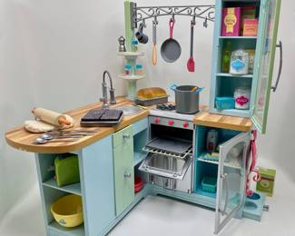American Girl Gourmet Kitchen For 18" Dolls With Dozens Of Accessories
Lot #: 11