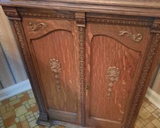 Antique Cabinet, Very Solid Wood