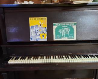 Antique Upright Piano By Herrick Company In Grand 
Rapids  Pic 2 of 2