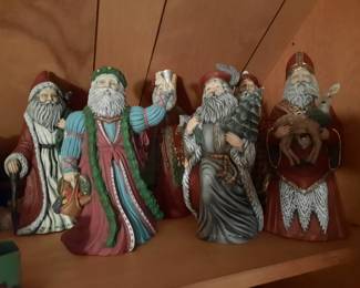 Collection Of Santa Figurines