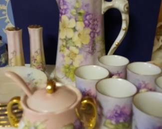 Antique Porcelain Coffee Serving Set 