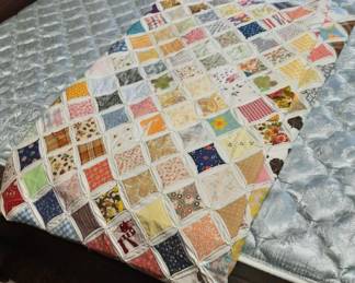 Large Handmade Crazy Quilt 
pic 1 of 2
