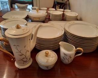 Vintage Rosenthal Golden Palm Set