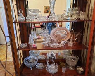 Assorted Vintage Cut Glassware