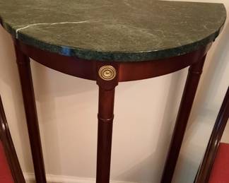 Half Moon Table Marble Top Table