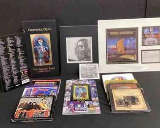 Grateful Dead, The Golden Road CD Collection, Jerry Garcia, numbered signed By Kutno, Mars Hotel