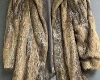 Argentinian Real Fur Coat, 32 Long