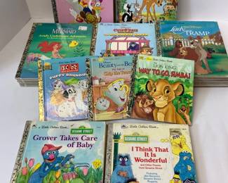 Walt Disney Sesame Street Little Golden Books