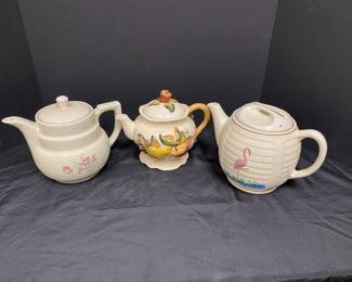 Flamingo Flower Teapots