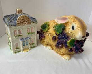 Avon Rabbit Cookie Jars